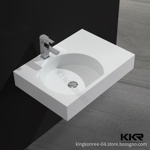 Solid Surface Sink, Marble Wash Basin, Stone Resin Basin